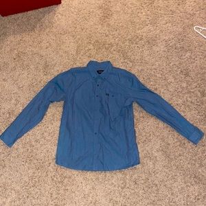 Brixton Blue/Grey Button-up